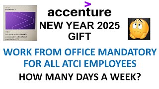 Accenture New Work from Office policy 2025 | Accenture Ends Work From Home #accenture#workfromoffice