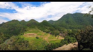 旅行日記 湘西35,永順縣靈溪鎮老司城村老司城遺址,紫金山墓葬區，功德牌坊，擺手堂，松柏古道，祖師殿 文昌閣，關帝廟，朝聖橋，喻家堡，繡屏拱座觀景臺