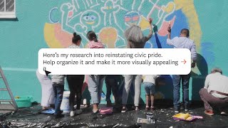 LeapSpace, visualisation
