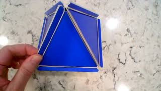 RightStart Math: Square Pyramid vs Tetrahedron using Geometry Panels