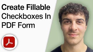 How to Create Fillable Checkboxes in a PDF Form -Adobe Acrobat Pro DC Tutorial [2025 Full Guide]
