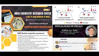 An International Workshop on Decoding NMR Principles and Interpretation