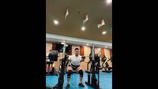 深蹲 180kg✖️4、恢复的还可以，就算步伐很小也要步步前进。力量储备 减脂期 普通男孩 恢复训练