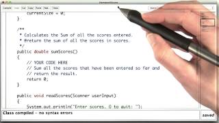 Sum Scores - Intro to Java Programming