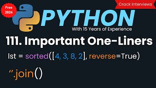 Important One-Liners | Python tips and tricks