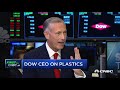 dow inc. ceo jim fitterling on its spin off waste management and the energy sector