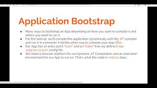 Angular Training Part 2 - Angular Concepts - Application Bootstrap Mechanism