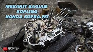 Merakit Bagian Kopling Honda Supra Fit/Legenda