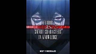 Fyodor Dostoevsky vs Smart Characters in Knowledge | Bungo Stray Dogs edit | #anime #manga #bsd #fyp