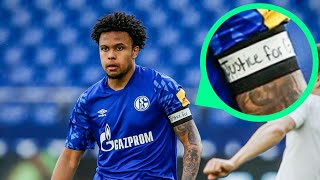 USMNT's Weston Mckennie wore a 'Justice for George' armband during Schalke's Bundesliga game