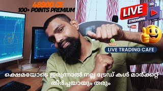 ഈസി ആയി INDEX OPTION BUYING ചെയ്യാം CAPITAL PROTECT ചെയ്‌തു കൊണ്ട് |48900 CE| 100+ PREMIUM CAPTURED