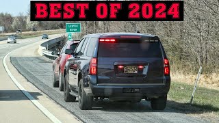 BEST OF 2024. Most Brutal Police Pursuits \u0026 Crazy People.