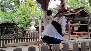 令和２年 伊勢大神楽 波太神社奉納神楽舞 寄せ太鼓(８Ｋ撮影)