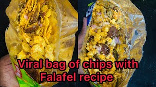 Falafel Chips Bag Viral recipe | @Lays  @kurkure  #simple stay tuned for #falafel recipe #chips