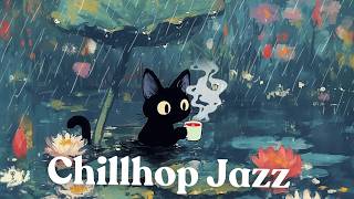 Lo-fi Jazz HipHop for Deep Focus \u0026 Relax ☂️ Midnight Rain / Chill Music BGM