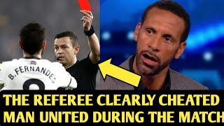 Rio Ferdinand Accuses Referee Toni Harrington of Cheating in Man U's Defeat to Wolverhampton