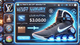 Ultimate Receipt Generator: Create Luxury Brand Receipts Effortlessly!