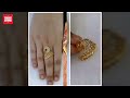 latest peacock style ladies finger rings gold rings for women gold rings with stones harvistore