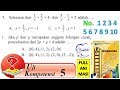 Uji Kompetensi 5 No 1 2 3 4 5 6 7 8 9 10 Kelas 8 SMP/MTs Persamaan Linier 2 Matematika BSE hal 239