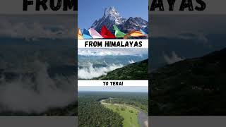 From the Himalayas to the Terai: A Journey Through Nepal's Diverse Landscapes #shorts