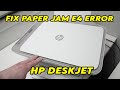 How to Fix Paper Jam E4 Error on any HP Deskjet Printer 2632 2700e 2755 2722 2600
