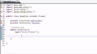 Intermediate Java Tutorial 34 Creating a Simple Web Browser