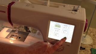 My Janome 350e Embroidery Machine