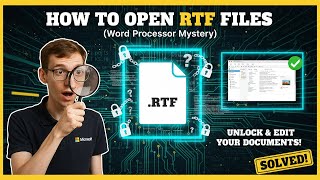 How to Open RTF Files (Word Processor)