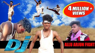 Dj action spoof allu Arjun fight || the comedy kingdom.