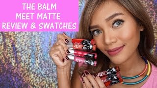 The Balm Meet Matte Lipstick Review & Swatches-Bah