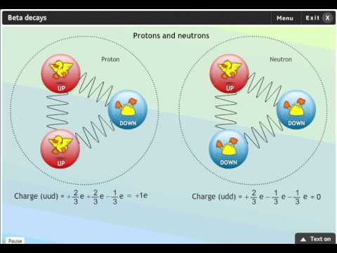 What is beta decay in terms of quarks?