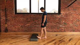 Standing Calf Stretch (with forefoot elevated)