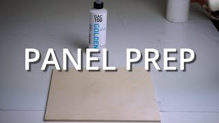 Simple Panel Preparation by Trekell Art Supplies