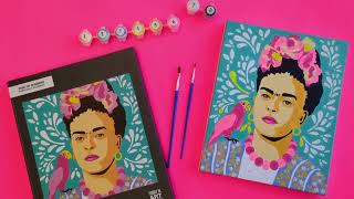 Frida Kahlo Paint by Numbers by Today is Art Day