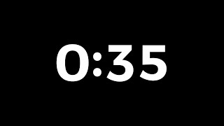 35 Seconds | Countdown Timer With Sound Effects 4K 🔥 ( No Copyright )