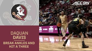 Florida State Bench Loved Seeing Daquan Davis Break Ankles and Hit A Three