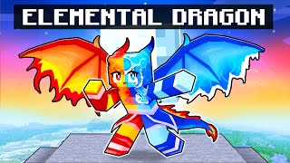 Playing as the ELEMENTAL DRAGON in Minecraft!