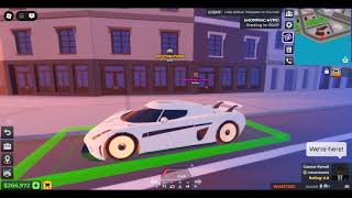 Playing roblox taxi boss