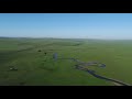 60fps 航拍4k呼伦贝尔草原河流风光60fps aerial photography china hulunbuir grassland river scenery