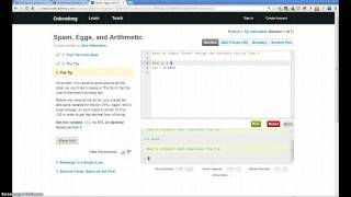 Codecademy Walkthrough- Python (6)
