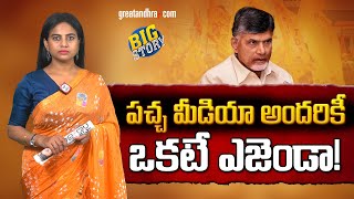 పచ్చ మీడియా అందరికీ ఒకటే ఎజెండా! | Yellow Media Main Agenda | greatandhra.com