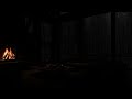 Cozy Forest Cabin with Rain and Fireplace for Deep Sleep (No Ads) 🌧 Calm Ambience for Sleep