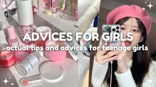 advices and tips for teenage girls 🎀 (12-18 years old)