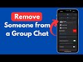 How to Remove Someone from a Group Chat on iPhone (iOS 2025)