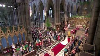 [HD] The Royal Wedding - Prince William & Catherine Middleton - Walk down the aisle