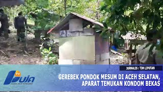 Gerebek Pondok Mesum Di Aceh Selatan, Aparat Temukan Kondom Bekas