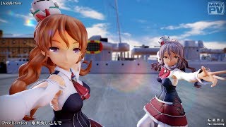 [MMD艦これ] [A]ddiction (つみ式ザラ、ポーラ) 4k·60fps