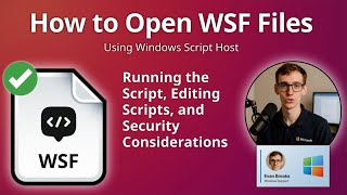 How to Open WSF Files (Windows Script Host)