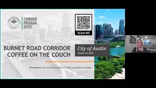 Burnet Road Corridor Coffee on the Couch (10/22/2020)