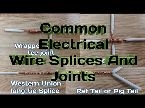 Common Electrical Wire Splices And Joints|Video Tutorial(Tagalog) - YouTube